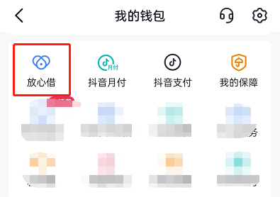 抖音钱包里怎么借钱？